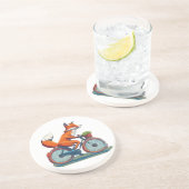 Dessous De Verre En Grès Vélo Fox (Côté)