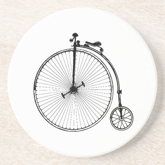 Dessous De Verre En Grès Vélo vintage (Devant)