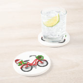Dessous De Verre En Grès vélo xmas (Côté)