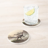 Dessous De Verre En Grès Velociraptors (Côté)