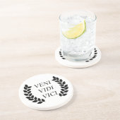 Dessous De Verre En Grès Veni Vidi Vici (Côté)