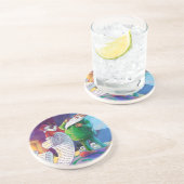 Dessous De Verre En Grès Vérifier deux fois Père Noël (Côté)