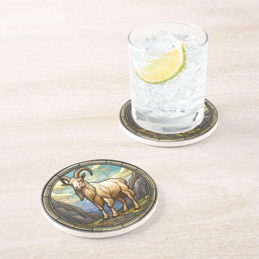 Dessous De Verre En Grès Verre doux Billy Chèvre (Côté)