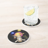 Dessous De Verre En Grès Vers l'espace et au-delà (Côté)
