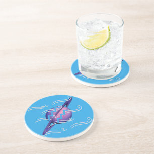 Dessous De Verre En Grès Verseau
