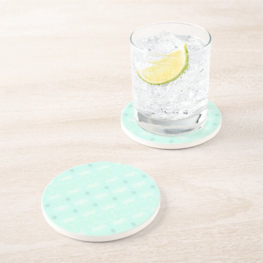 Dessous De Verre En Grès vert (Côté)