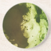 Dessous De Verre En Grès Vert gelé (Devant)