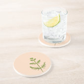 Dessous De Verre En Grès vert printemps (Côté)