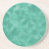 Dessous De Verre En Grès Vert vert et blanc chinés (Devant)