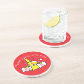 Dessous De Verre En Grès Veuillez empiler les cadeaux ici (Côté)