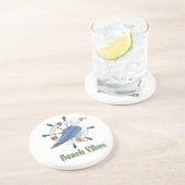 Dessous De Verre En Grès vibes de plage (Côté)