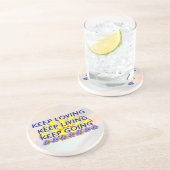 Dessous De Verre En Grès vibrations positives (Côté)