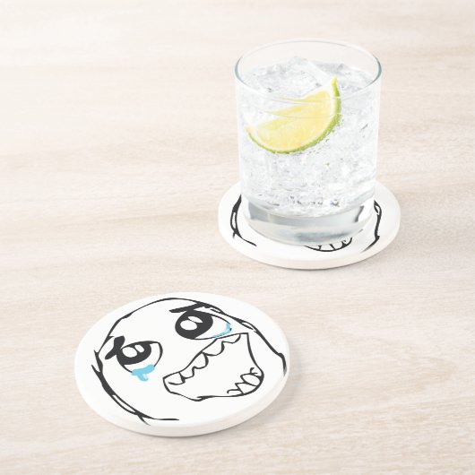 Dessous De Verre En Grès Victoire épique (Côté)