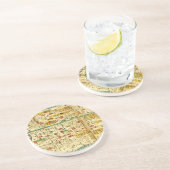 Dessous De Verre En Grès Vieille carte Kansai (Côté)