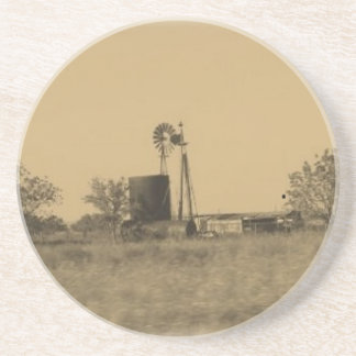 Dessous De Verre En Grès vieille ferme occidentale