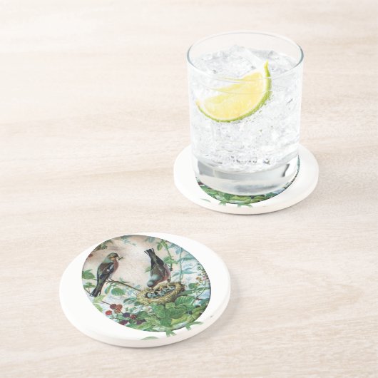 Dessous De Verre En Grès Viens à Papa (Côté)