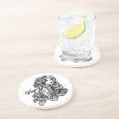 Dessous De Verre En Grès Vierge Zodiac Vierge (Côté)