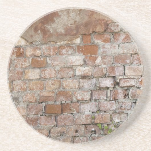 Dessous De Verre En Grès Vieux mur en briques (Devant)