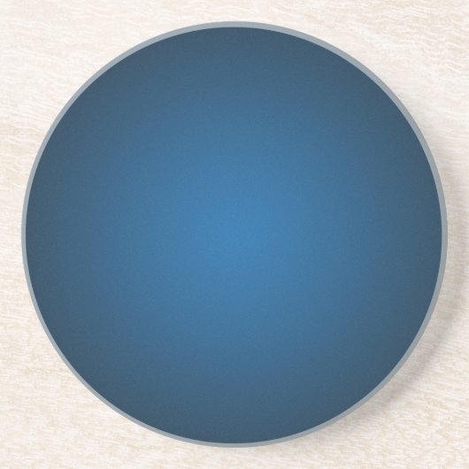 Dessous De Verre En Grès Vignette Bleu-Noir Grainé (Devant)