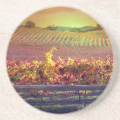 Dessous De Verre En Grès Vignoble (Devant)