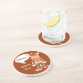 Dessous De Verre En Grès Viking personnalisable (Côté)