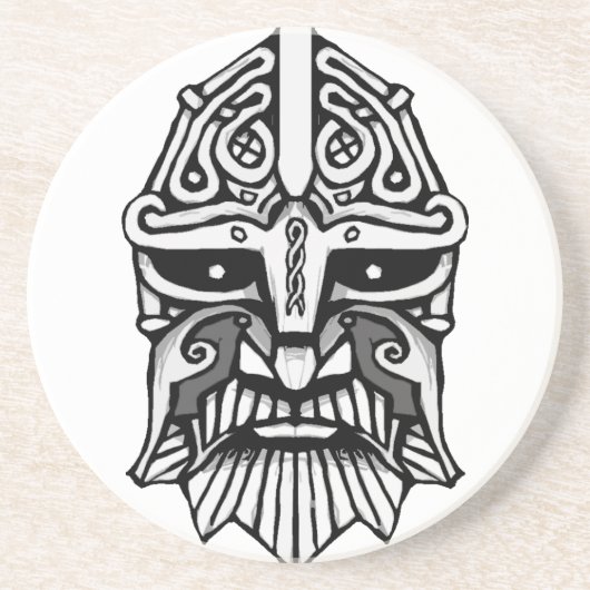 Dessous De Verre En Grès Vikinga huvud (Devant)