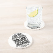 Dessous De Verre En Grès Vikinga huvud (Côté)