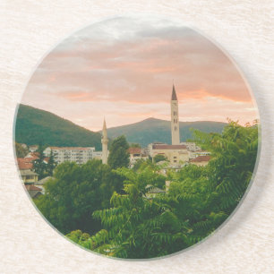 Dessous De Verre En Grès Ville de Mostar - Bosnie-Herzégovine