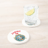 Dessous De Verre En Grès Ville d'Oregon (Côté)