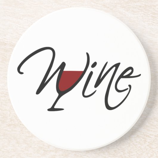 DESSOUS DE VERRE EN GRÈS VIN (Devant)