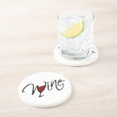 DESSOUS DE VERRE EN GRÈS VIN (Côté)