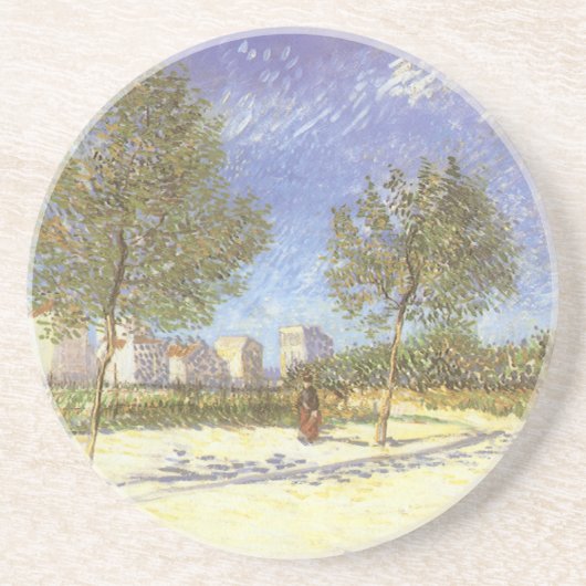 Dessous De Verre En Grès Vincent van Gogh - Aux abords de Paris (Devant)