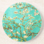 Dessous De Verre En Grès Vincent van Gogh Blossoming<br><div class="desc">Blossoming Almond Tree by Vincent van Gogh 1853-1890. Oil on canvas,  1890. Current location Van Gogh Museum d'Amsterdam.</div>