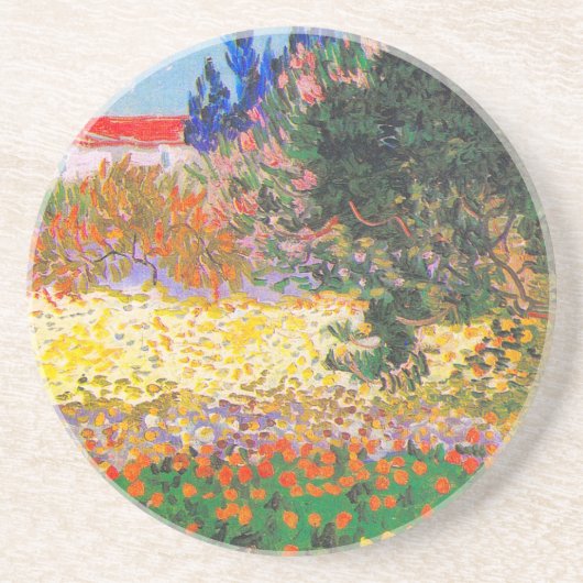 Dessous De Verre En Grès Vincent Van Gogh Flower Garden (Devant)