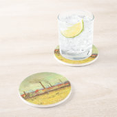 Dessous De Verre En Grès Vincent van Gogh - Les usines à Asnieres (Côté)