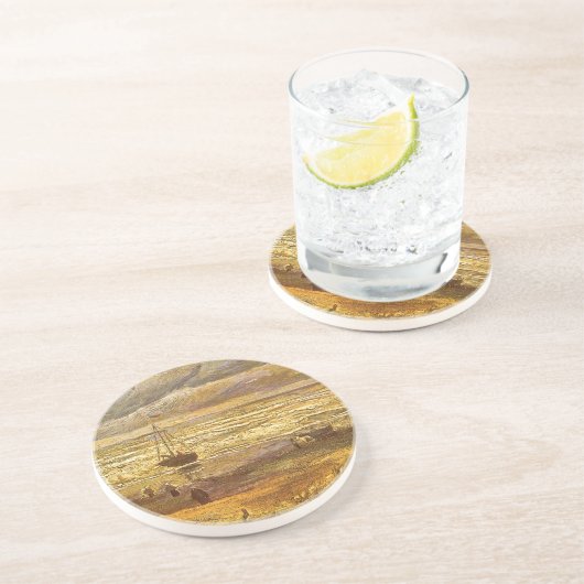 Dessous De Verre En Grès Vincent van Gogh - Mer à Scheveningen (Côté)