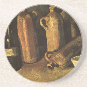 Dessous De Verre En Grès Vincent van Gogh - Nature morte avec 4 bouteilles