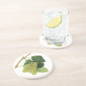 Dessous De Verre En Grès Vins blancs sur la vigne, fruits alimentaires Vint (Côté)