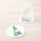 Dessous De Verre En Grès Vintage Dinghy (Côté)