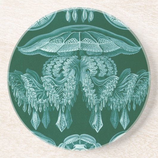 Dessous De Verre En Grès Vintage Haeckel (Devant)