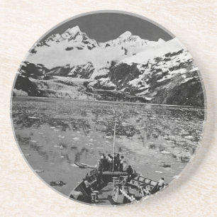 Dessous De Verre En Grès Vintage USA Alaska glacier bay monument national