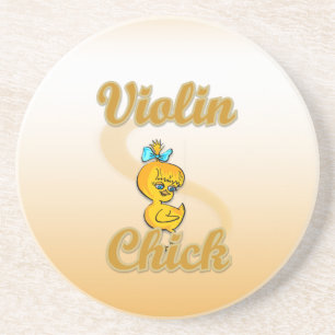 Dessous De Verre En Grès Violon Chick