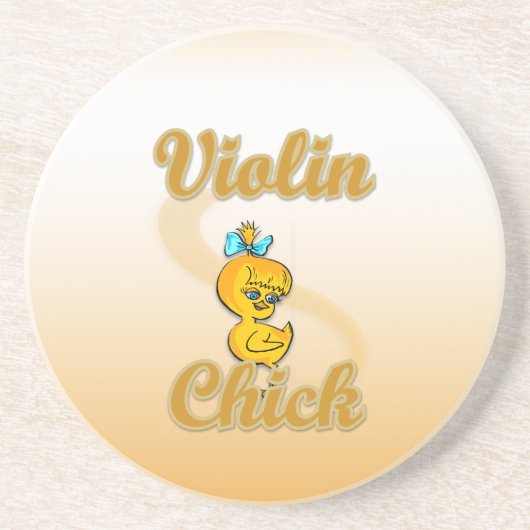 Dessous De Verre En Grès Violon Chick (Devant)