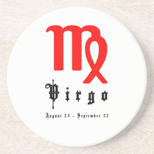 Dessous De Verre En Grès Virgo, 23 août - 22 septembre