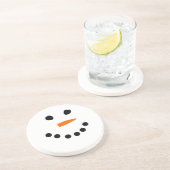 Dessous De Verre En Grès Visage de neige (Côté)