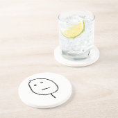 Dessous De Verre En Grès Visage de tisonnier (Côté)