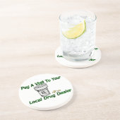 Dessous De Verre En Grès Visite à votre trafiquant de drogue local (Côté)