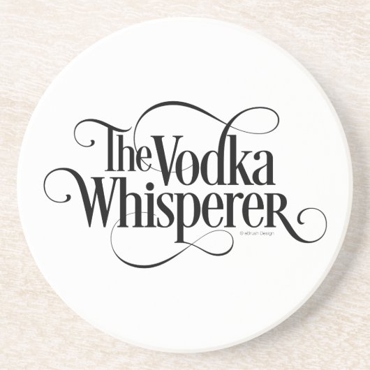 Dessous De Verre En Grès Vodka Whisperer (Devant)