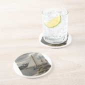 Dessous De Verre En Grès Voile (Côté)