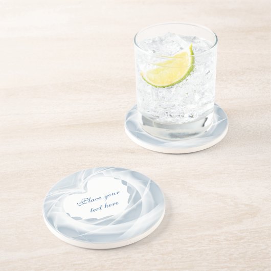 Dessous De Verre En Grès Voile de naissance (Côté)